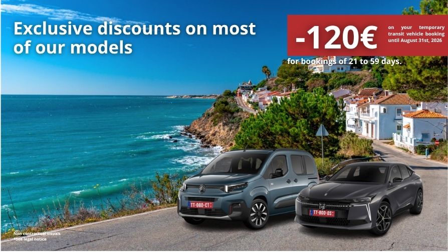Exclusive discounts for bookings from 21 to 59 days.